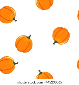 pumpkin vector seamless pattern