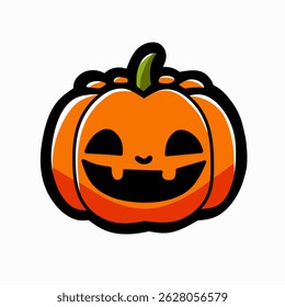  Pumpkin vector seamless print, great for quirky Halloween textiles or party goods.