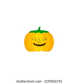 Pumpkin vector Symbol Halloween White Background