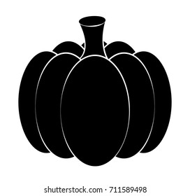 pumpkin  vector symbol icon design. Beautiful illustration isolated on white background