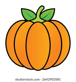 Una verdura amarilla de Vector de calabaza