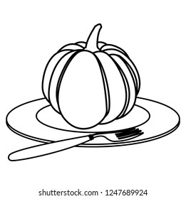 Pumpkin vegetable design