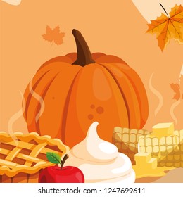 Pumpkin vegetable design