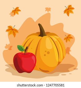 Pumpkin vegetable design