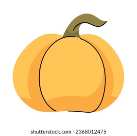 pumpkin vegetable fruit illustration isolated