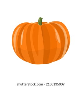 el icono de la calabaza vegetal. halloween. ilustración vectorial