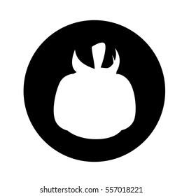 pumpkin vegetable icon image vector illustration design 