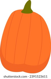 Pumpkin Vegetable Ripe Vector Illustration