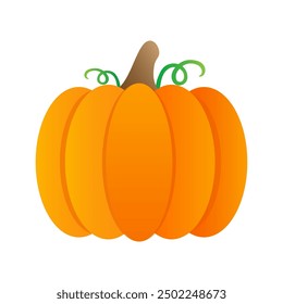 Pumpkin. Vegetables.autumn
.  Vector illustration.