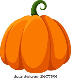 Pumpkine fruit. Outdoor thanksgiving cartoon halloween symbols