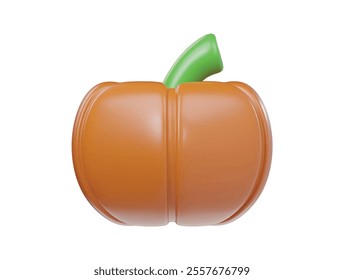 Pumpking icon 3d render illustration