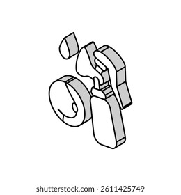 pumpking milk with breast pump isometric icon vector. pumpking milk with breast pump sign. isolated symbol illustration