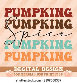 pumpking spice,svg design vector file.