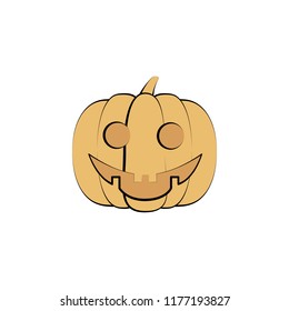 pumpkins colored illustration. Element of Halloween for mobile concept and web apps. Colored pumpkins illustration can be used for web and mobile