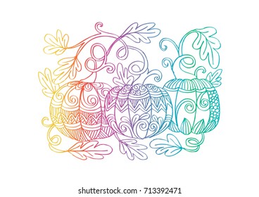 Pumpkins with decorative style.