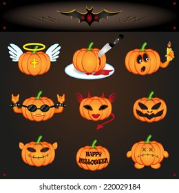 pumpkins for a Halloween