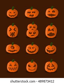Pumpkins for halloween