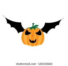 The pumpkins for halloween decoration