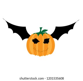 The pumpkins for halloween decoration