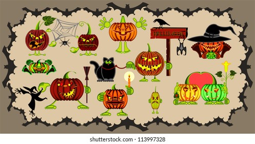 pumpkins for halloween in entourage