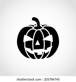 Pumpkins for Halloween Icon Isolated on White Background