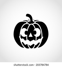 Pumpkins for Halloween Icon Isolated on White Background