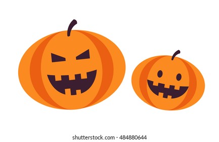 pumpkins halloween isolated