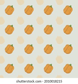 Pumpkins halloween seamless pattern graphic background and wrapping paper
