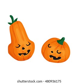 pumpkins for Halloween vector illustration