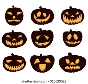 pumpkins, jack-o-lanterns