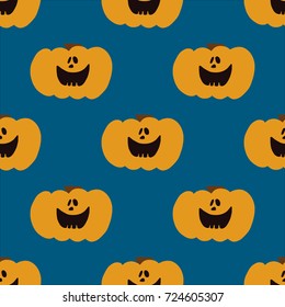 Pumpkins, pattern, vector illustration 