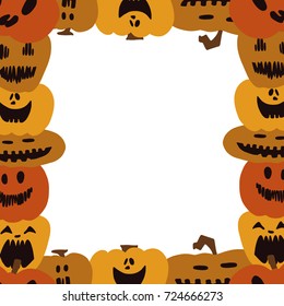 Pumpkins, vector illustration 