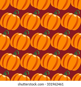 pumpkin-seamless vector pattern