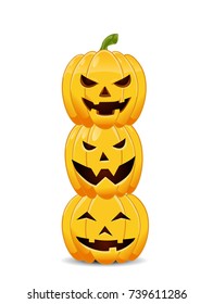 pumpkisn with an evil expression 