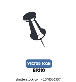 punaise icon, punaise vector. eps10
