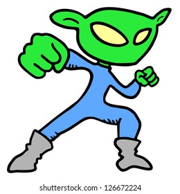 Punch alien