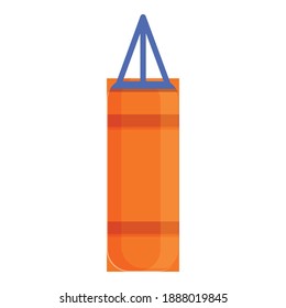 Punch bag icon. Cartoon of punch bag vector icon for web design isolated on white background