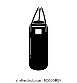 punch bag icon vector