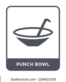 punch bowl icon vector on white background., punch bowl simple element illustration