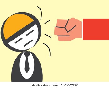 Punch Businessman