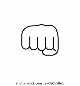 Vector de signo de icono de mano de perforación