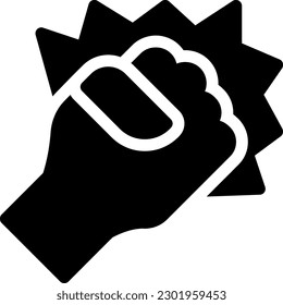 ilustración vectorial punch en un fondo transparente.Símbolos de calidad premium.Iconos vectoriales glifos para diseño de concepto y gráfico.