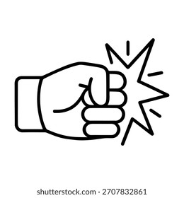 Icono de línea de Vector de perforación sobre un fondo blanco Icono de línea de Vector sobre un fondo blanco