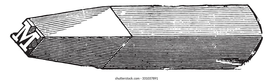 Punch, vintage engraved illustration. Industrial encyclopedia E.-O. Lami - 1875.
