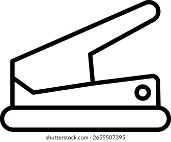 Puncher Line Icon Vektordesign