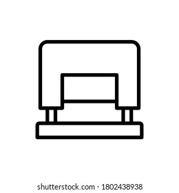 Puncher tool icon. Simple line, outline vector elements of cabinet accessories icons for ui and ux, website or mobile application