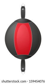 punching bag for boxing vector illustration isolated on white background