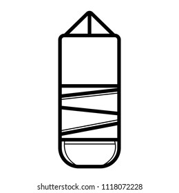 Punching bag icon 