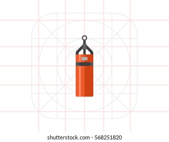 Punching bag icon