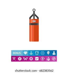 Punching bag icon